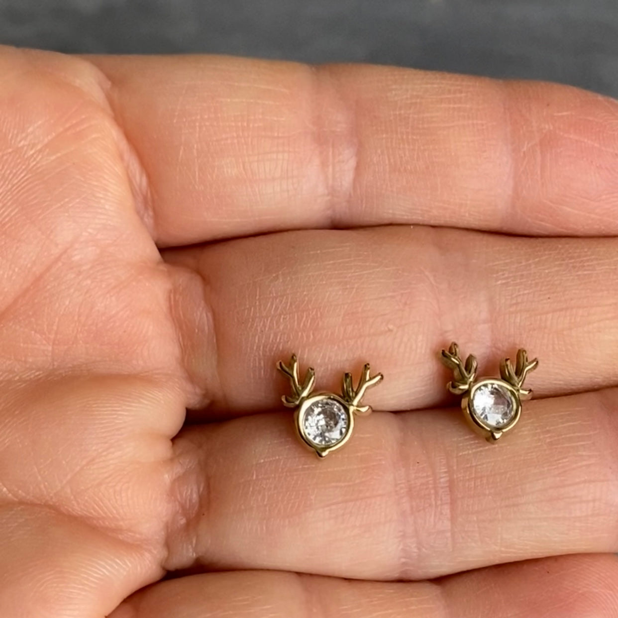 Reindeer Studs