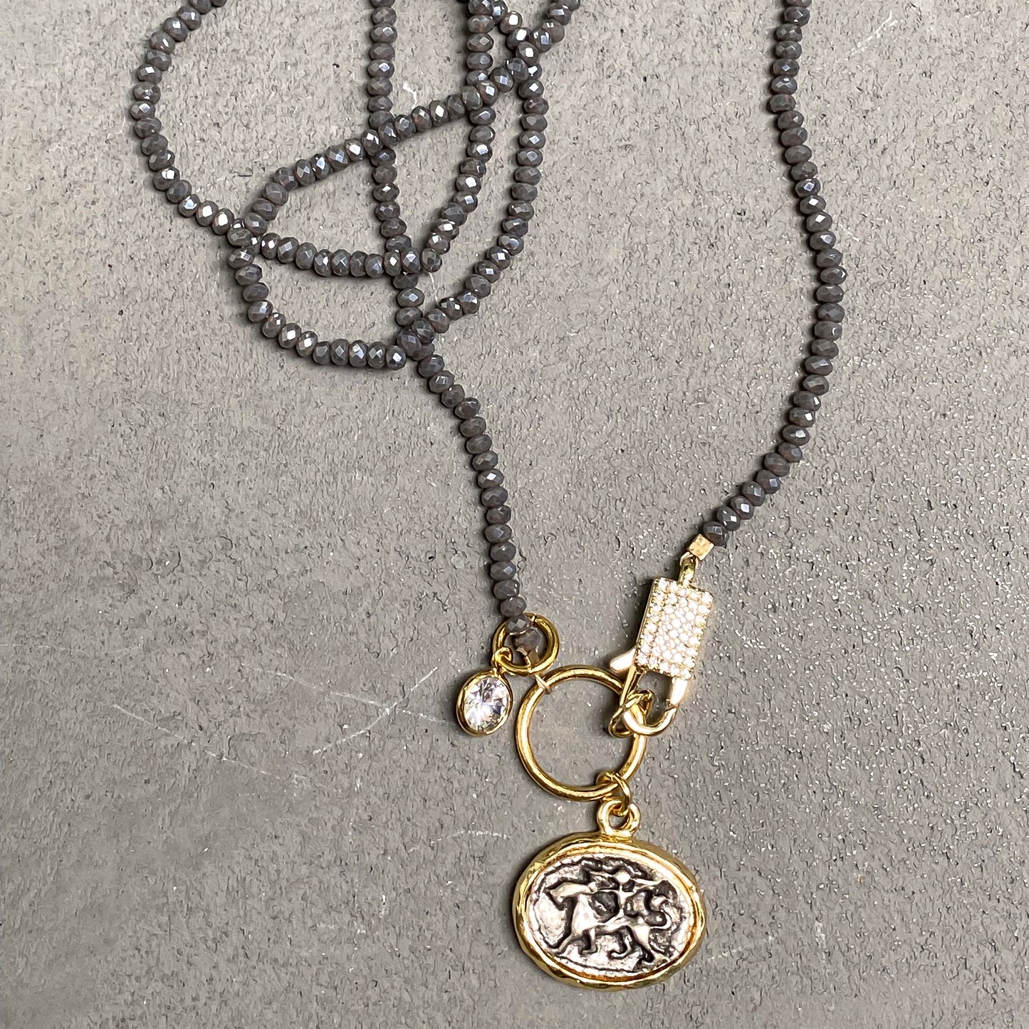 Man On Horse Necklace