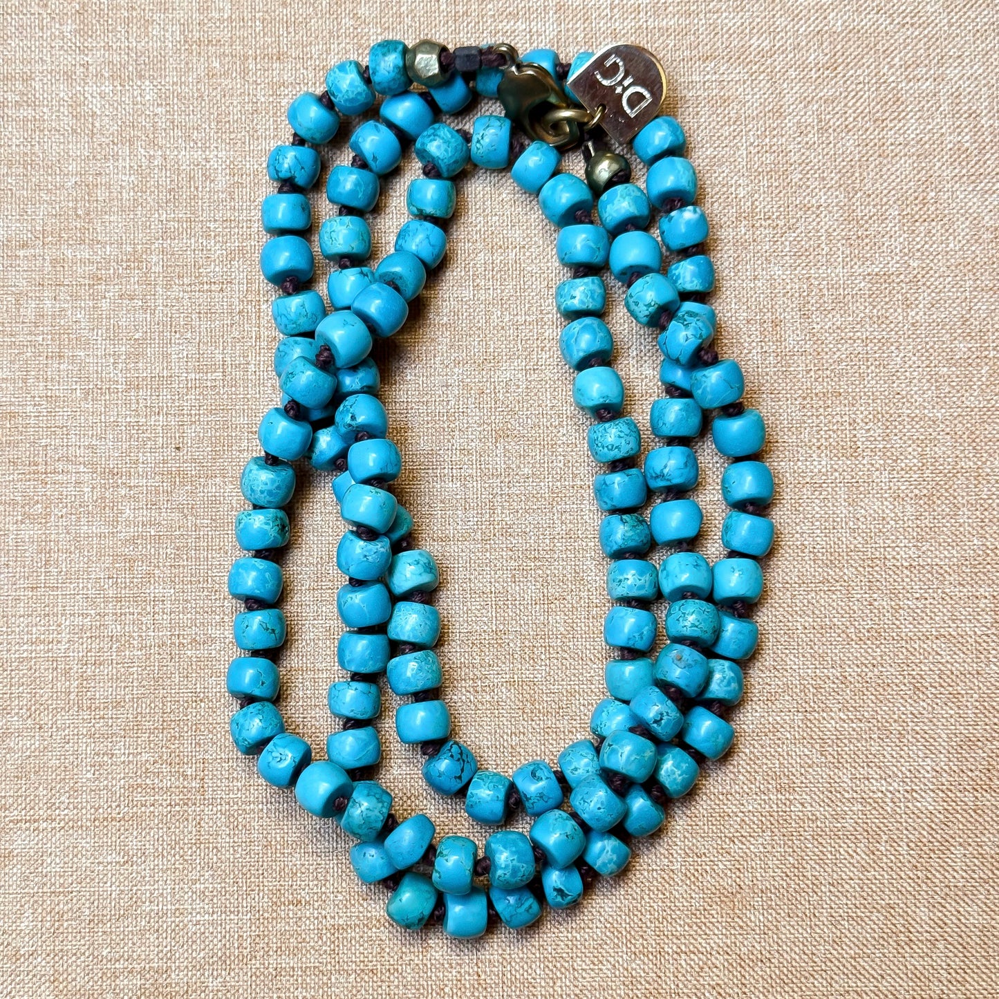 Blue Iguana Necklace