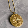 Gold Charm on Gold Ball Chain