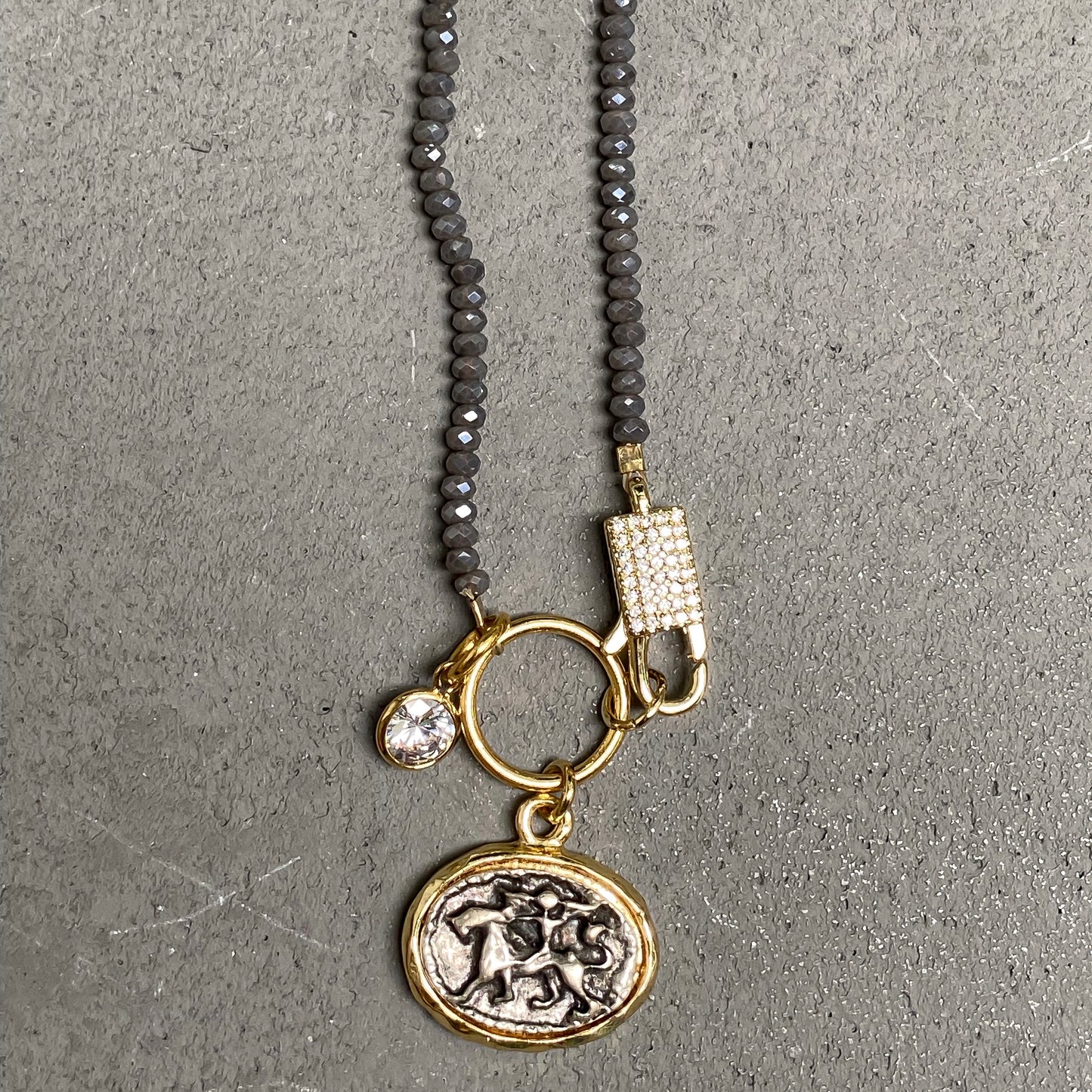 Man On Horse Necklace