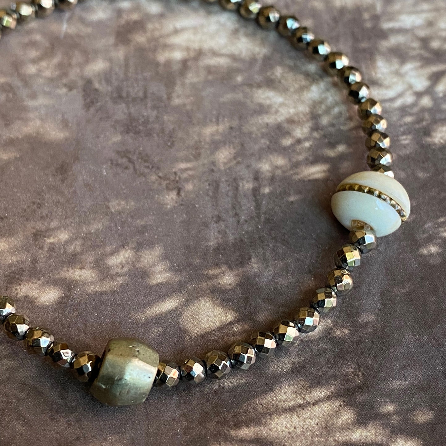 Pyrite Gem Bracelet
