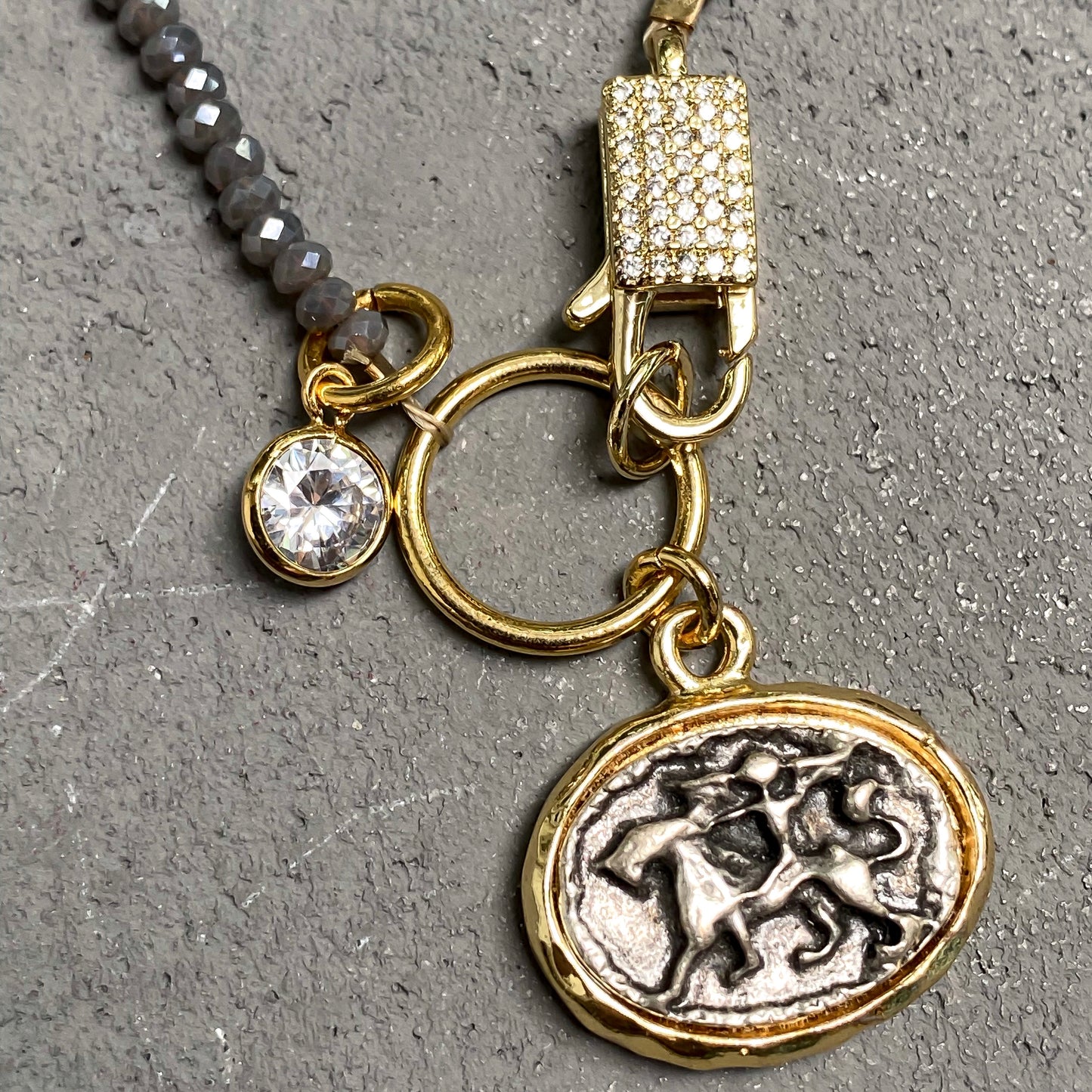 Man On Horse Necklace