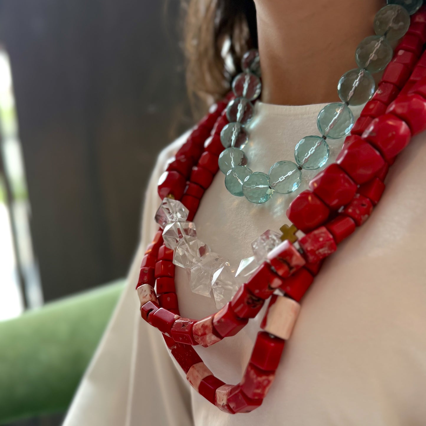 Seaside Sphere Necklace