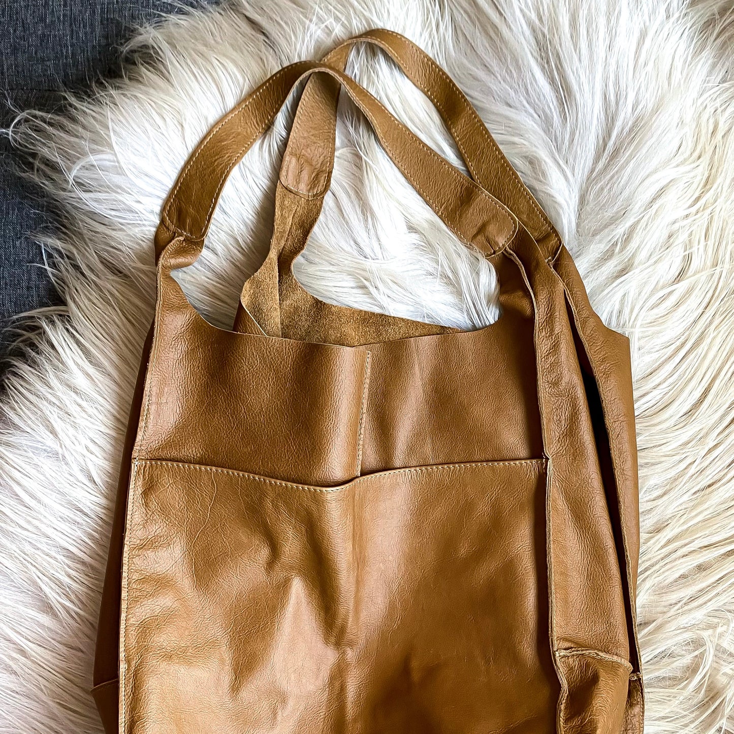 Distressed Whiskey Leather Weekender