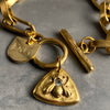 Bee & Crystal Gold Bracelet