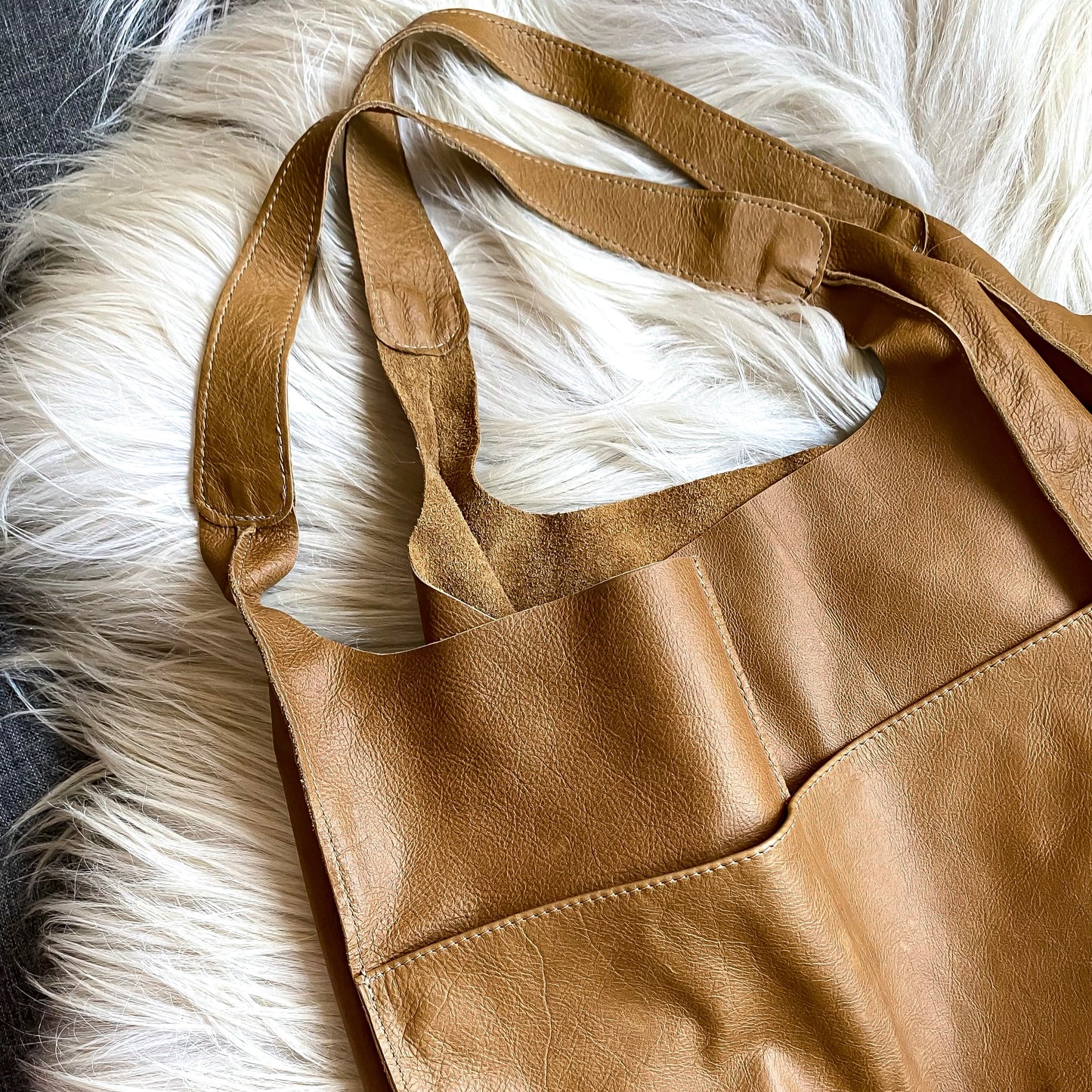 Distressed Whiskey Leather Weekender