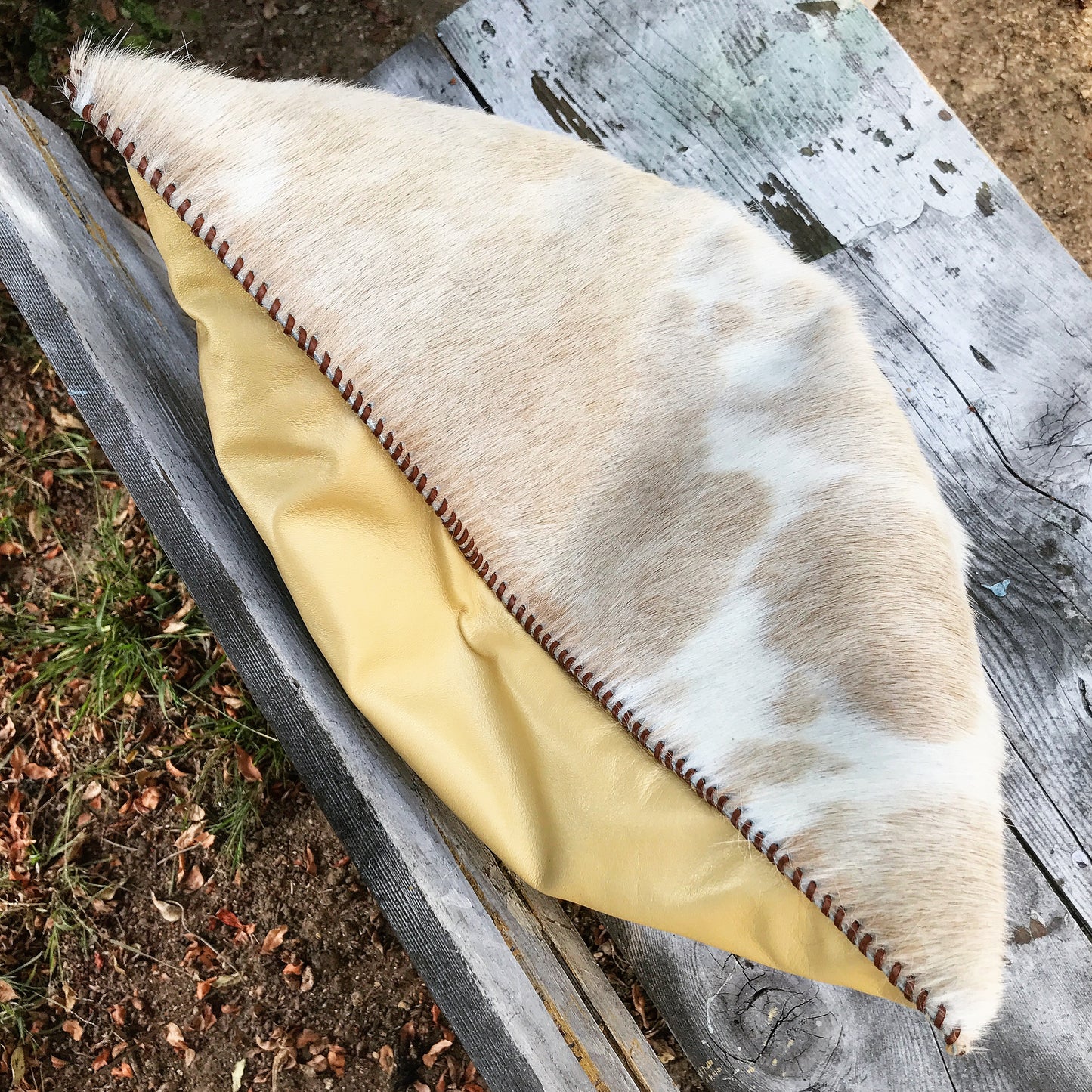 Cowhide + Lambskin Pillow