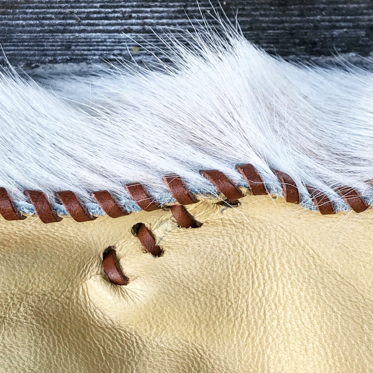 Cowhide + Lambskin Pillow