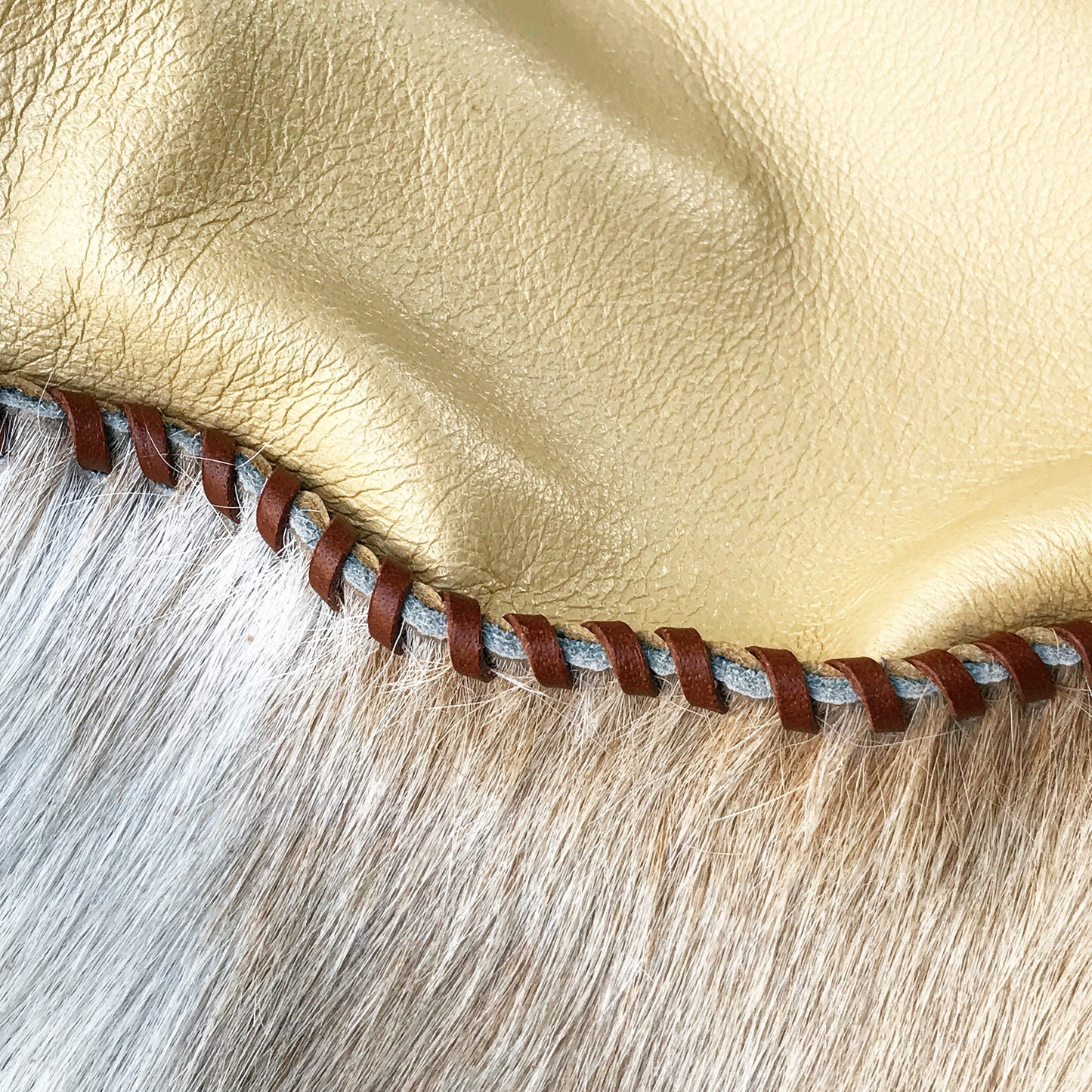 Cowhide + Lambskin Pillow