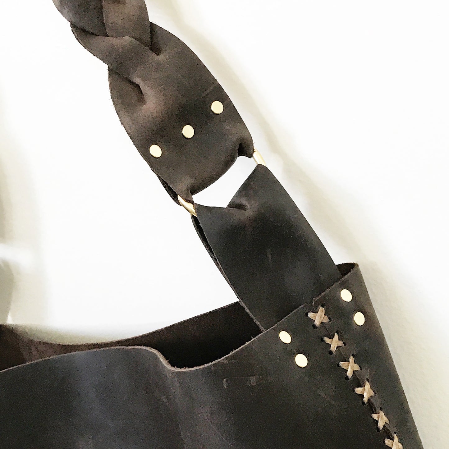 Distressed Square Bag