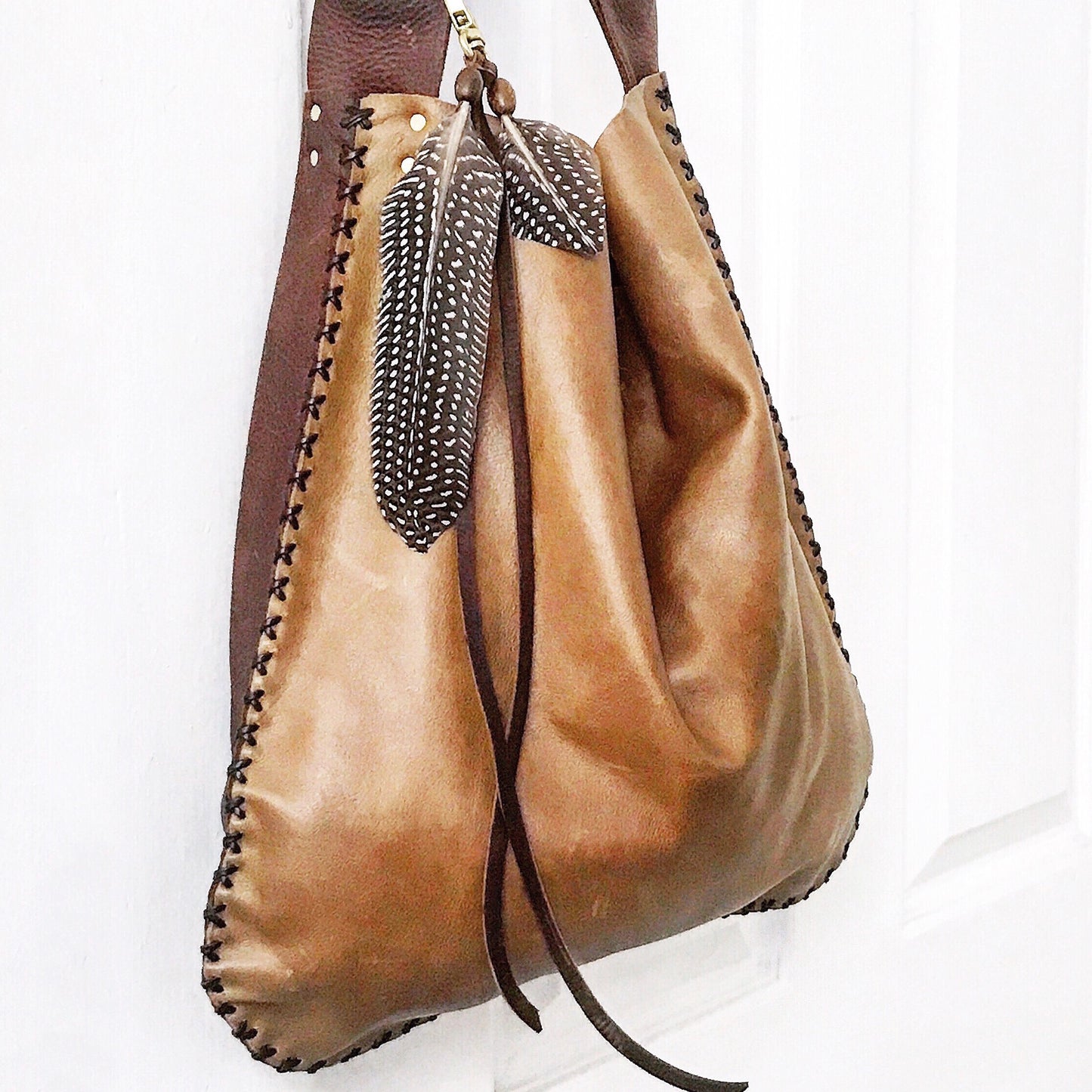 Distressed Leather Bag