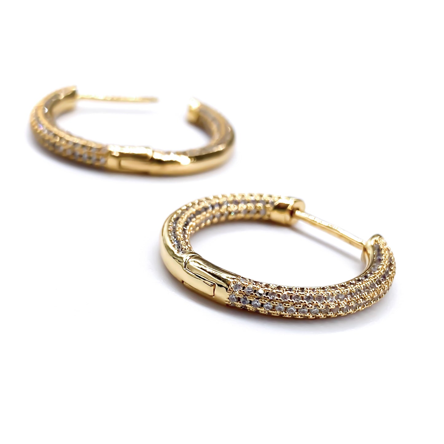 Pave Hoop Huggies