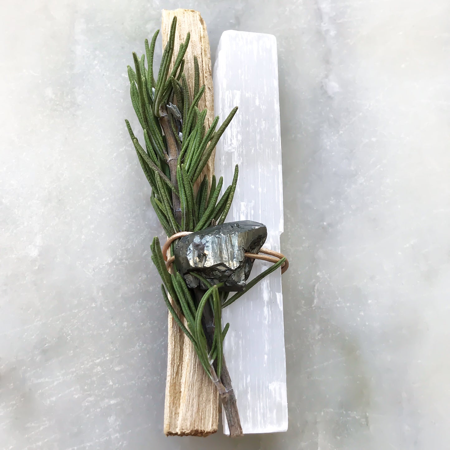 Selenite + Palo Santo Bundle