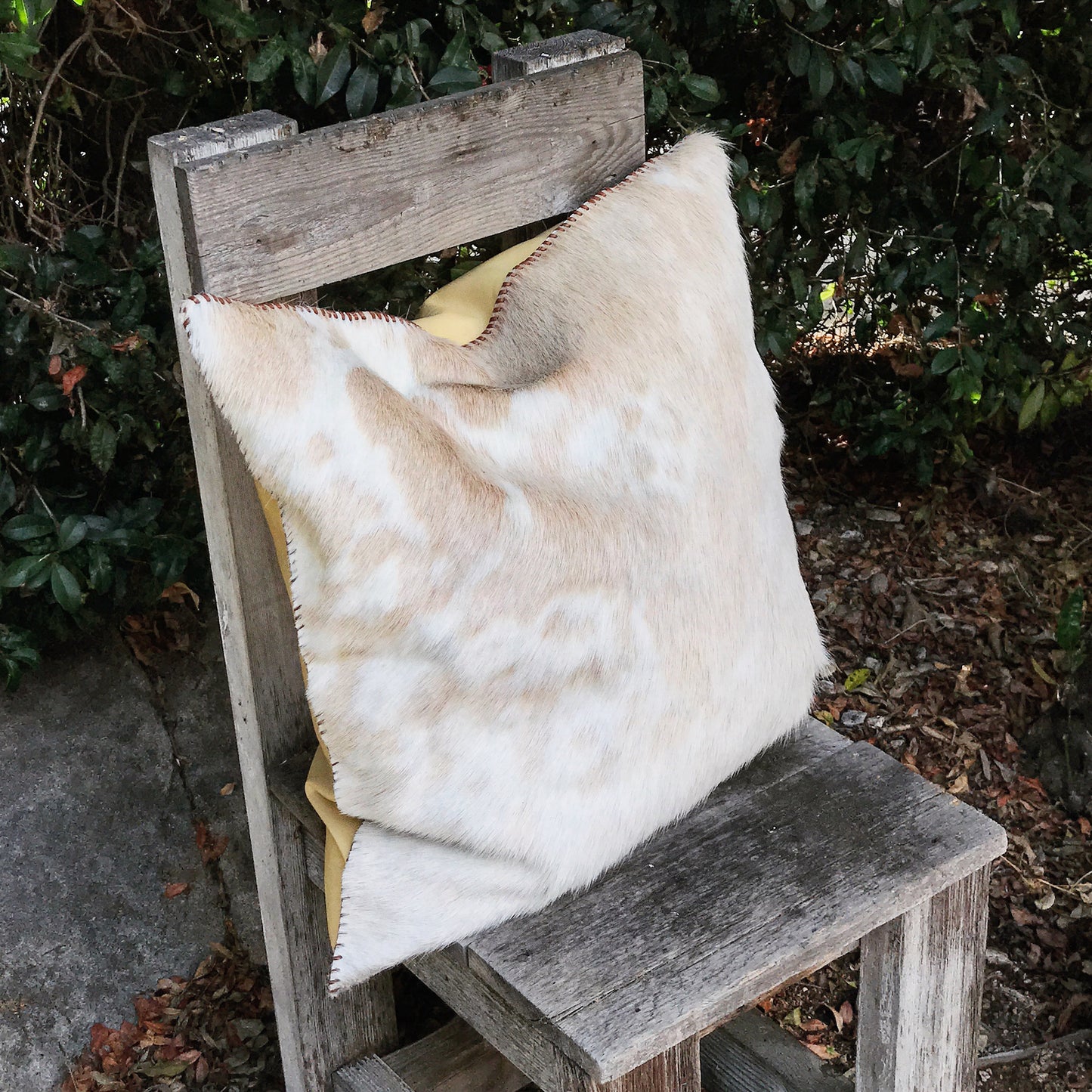 Cowhide + Lambskin Pillow
