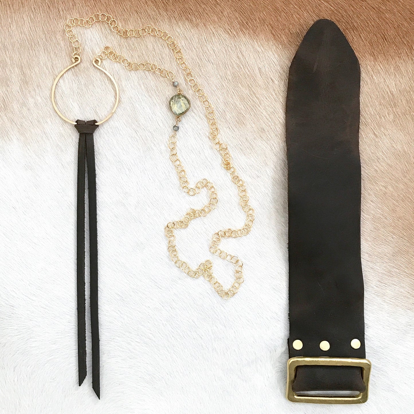 Leather District Necklace