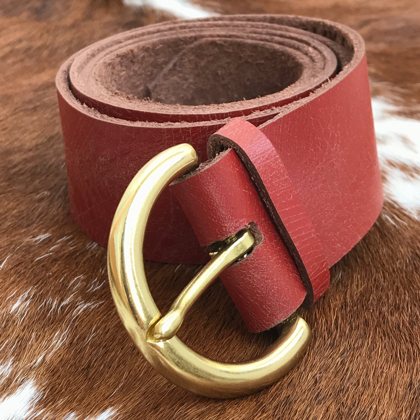 Distressed Leather Belt