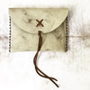 Distressed Leather Clutch
