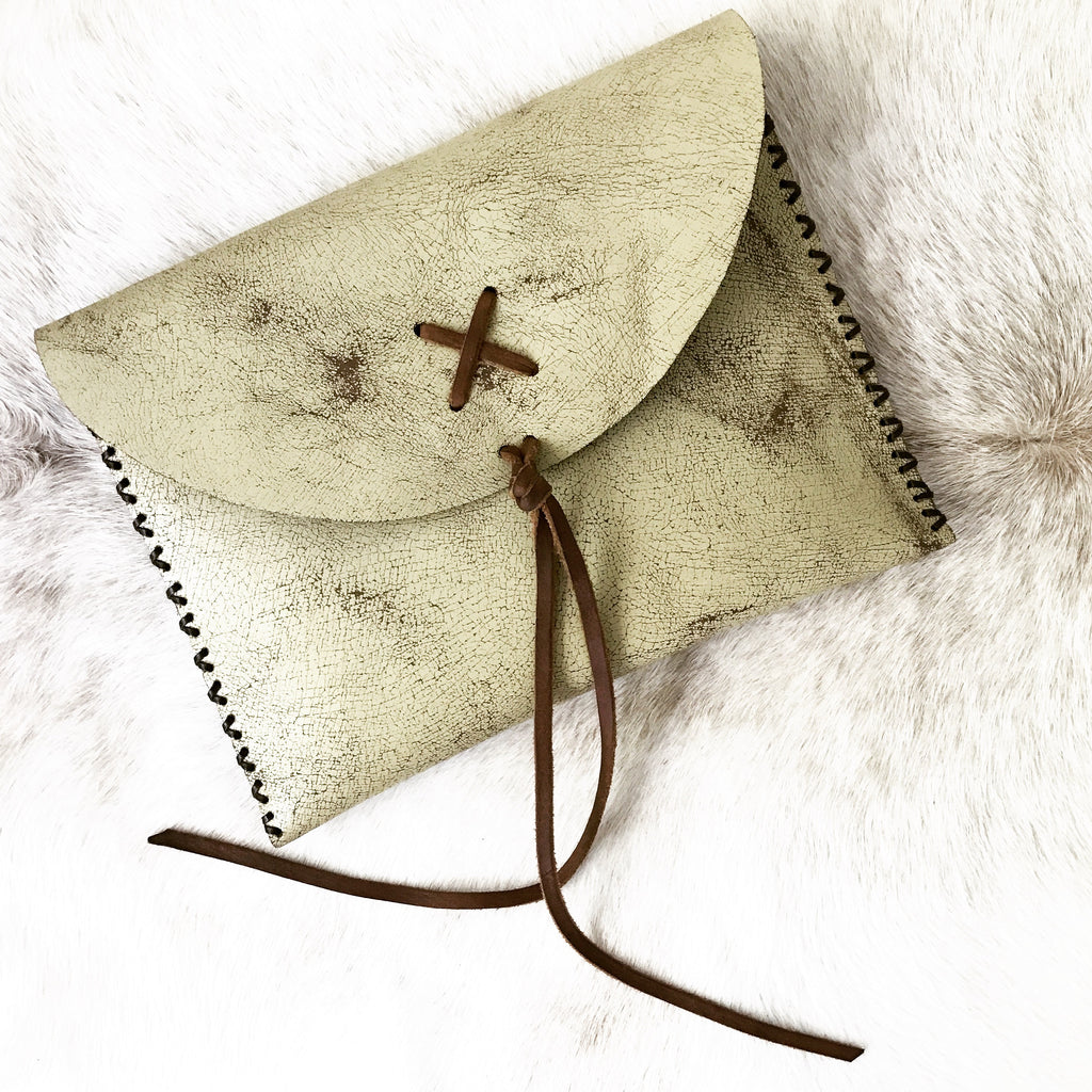 Distressed Leather Bag – Amy DiGregorio