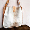 Cowhide + Veg Tan Leather Bag