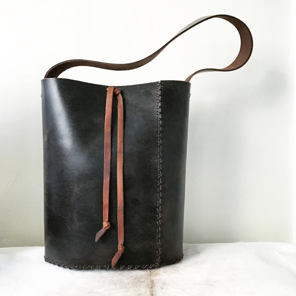 Distressed Leather Bag – Amy DiGregorio