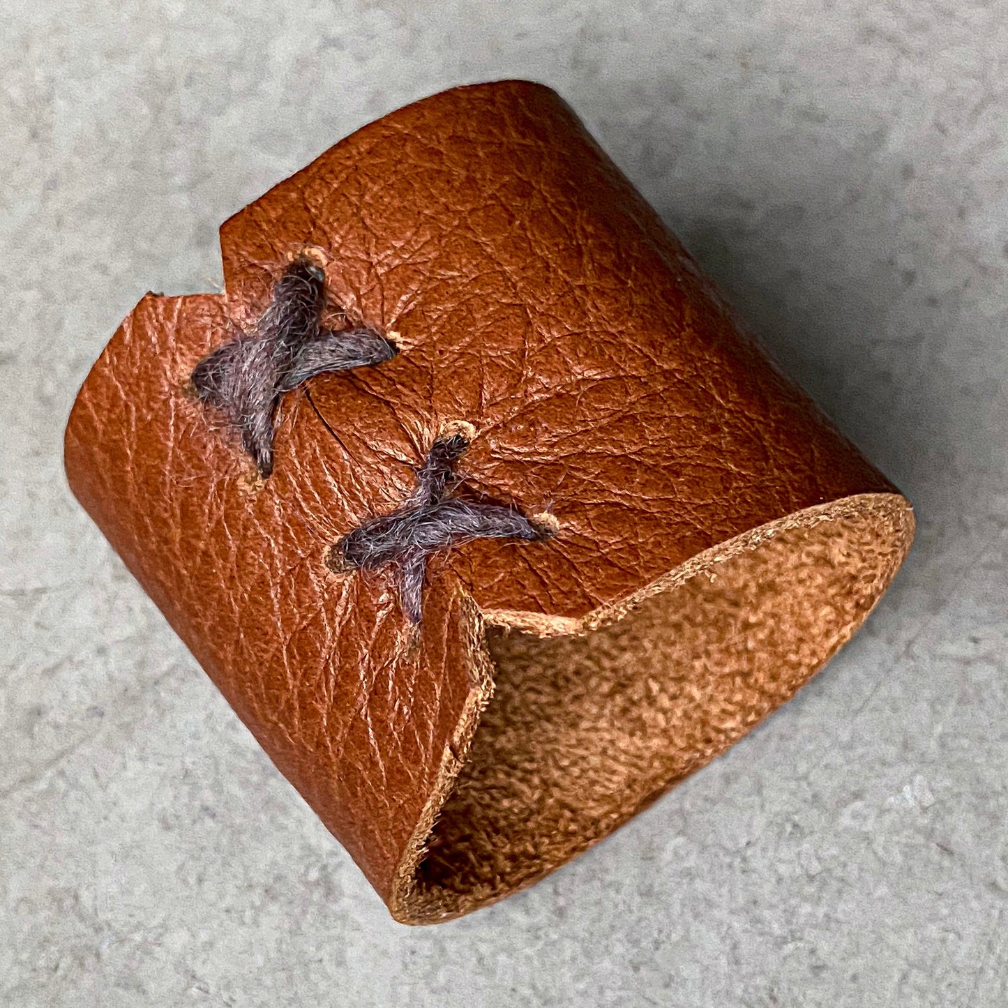 Leather + Wool Napkin Ring