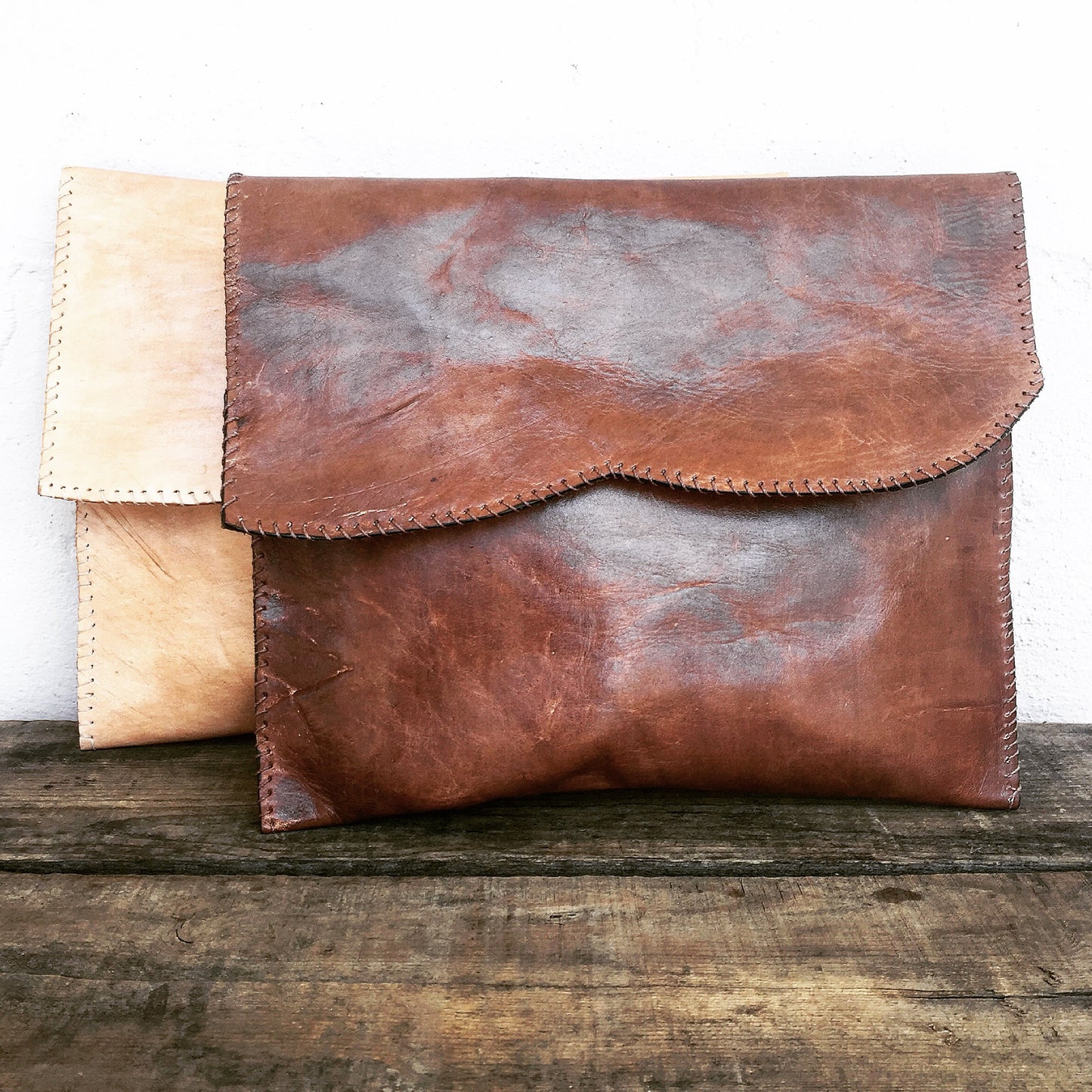 Leather Portfolio Clutch