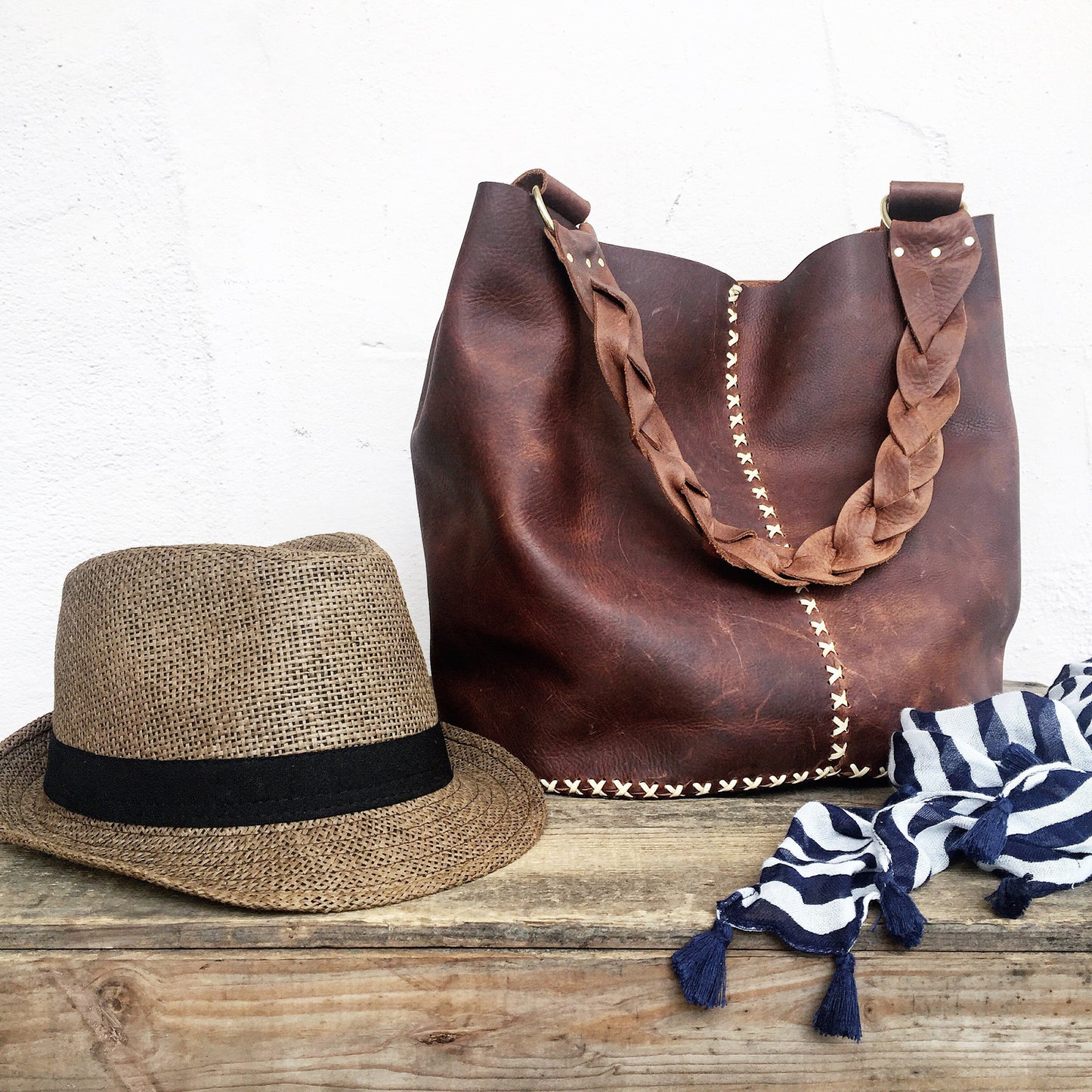 Leather Feed Bag