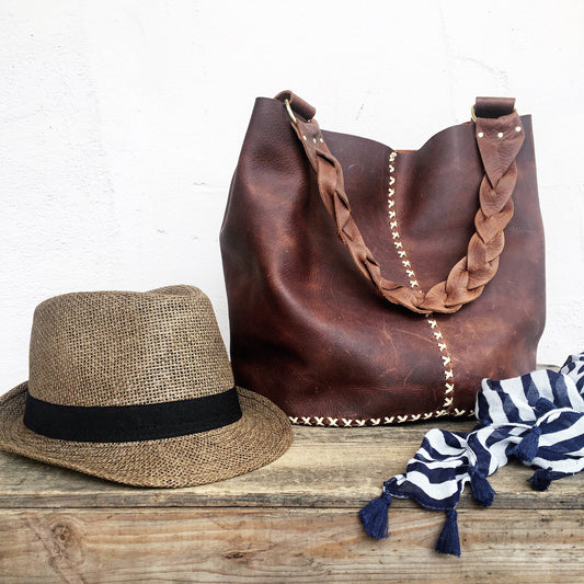 Leather Feed Bag
