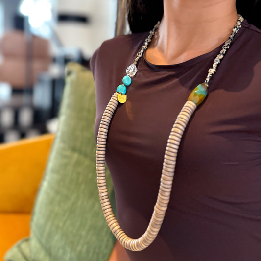 Driftwood Mosaic Necklace