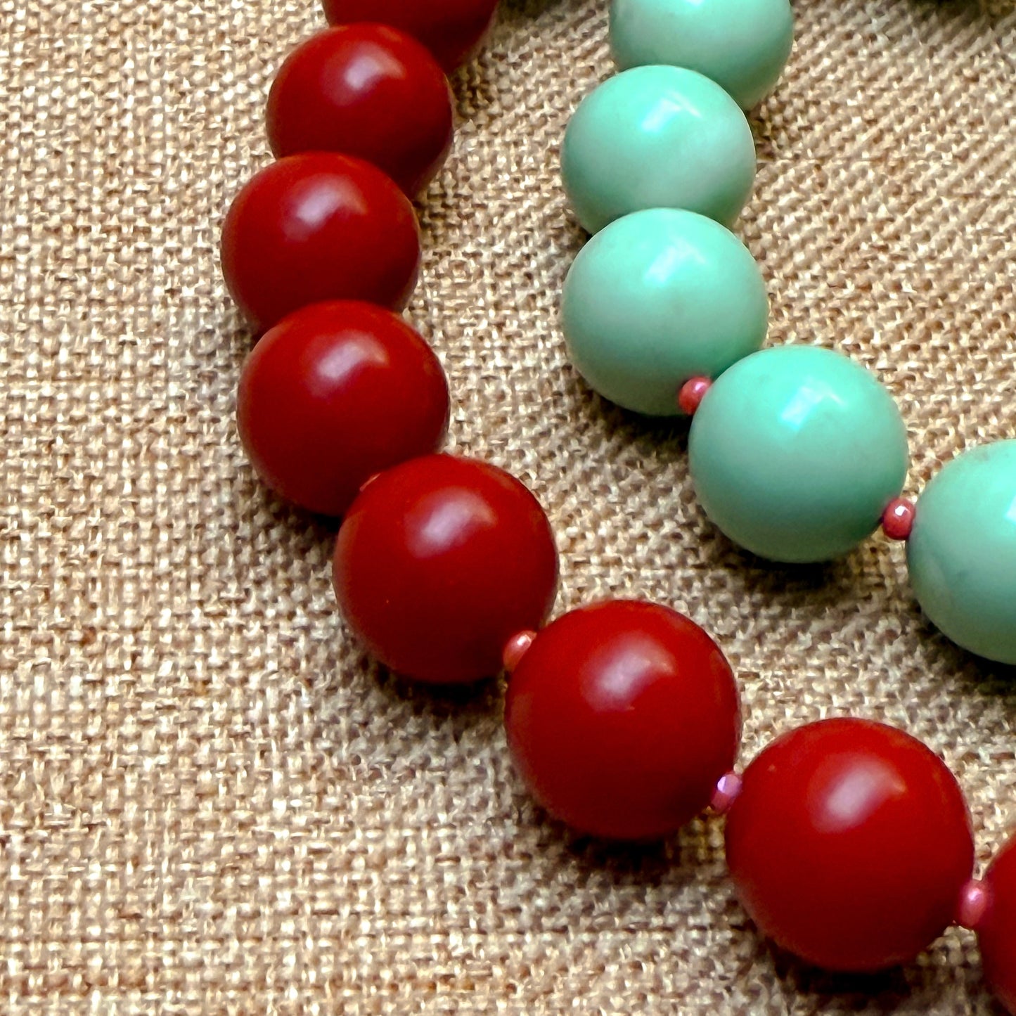 Mint Flame Necklace