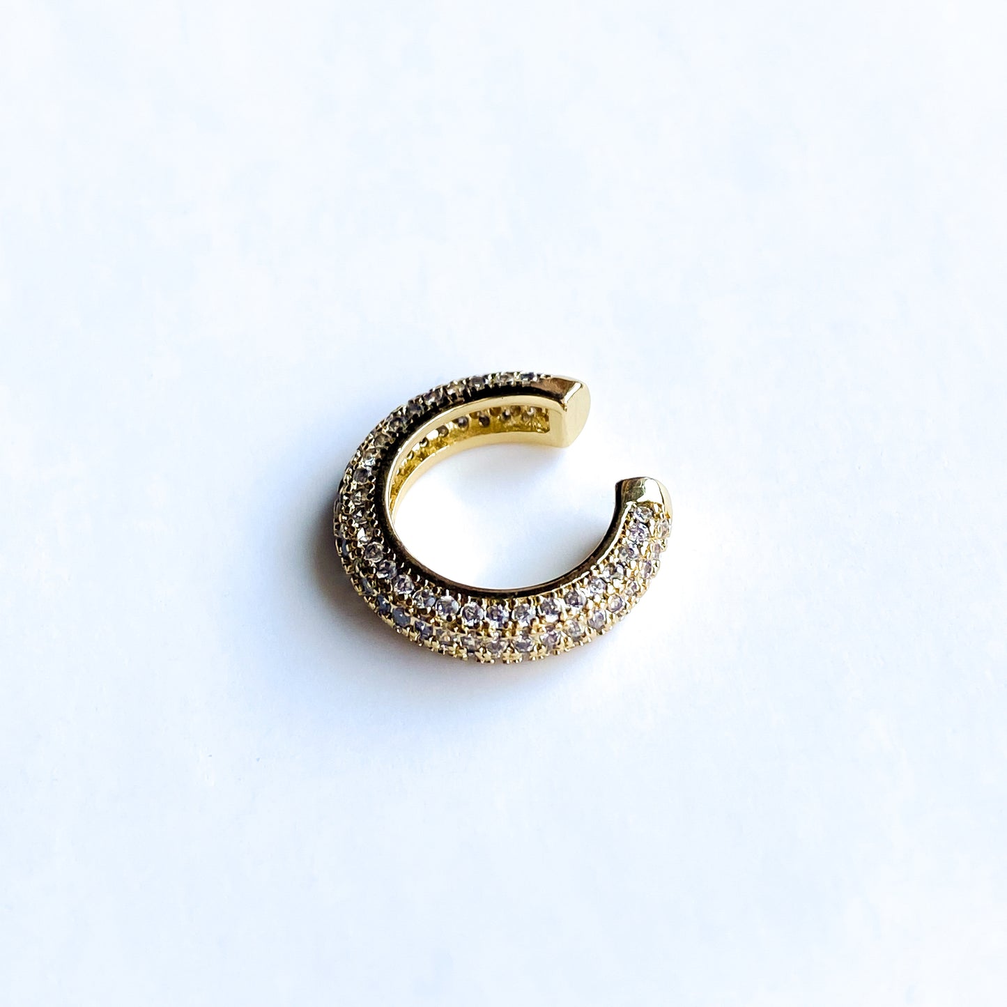 Wide Pave Ear Cuff