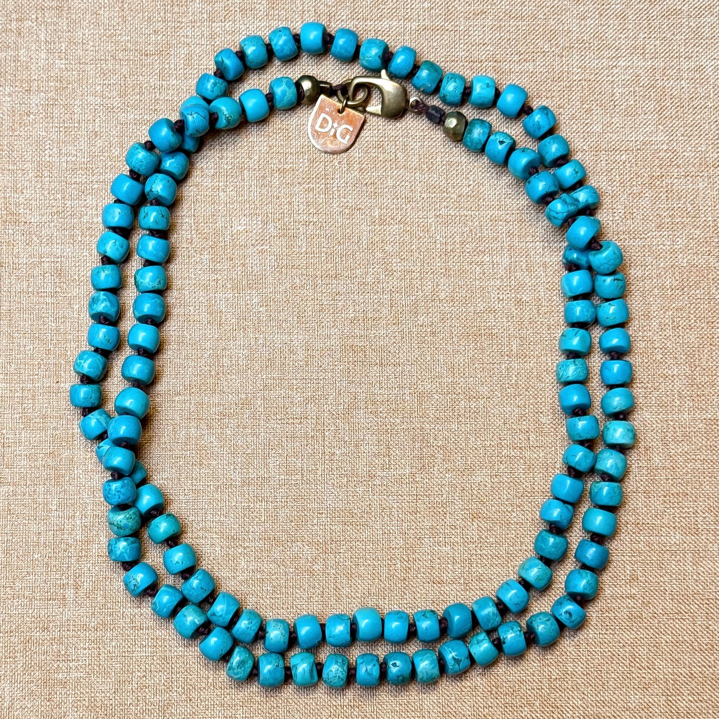 Blue Iguana Necklace
