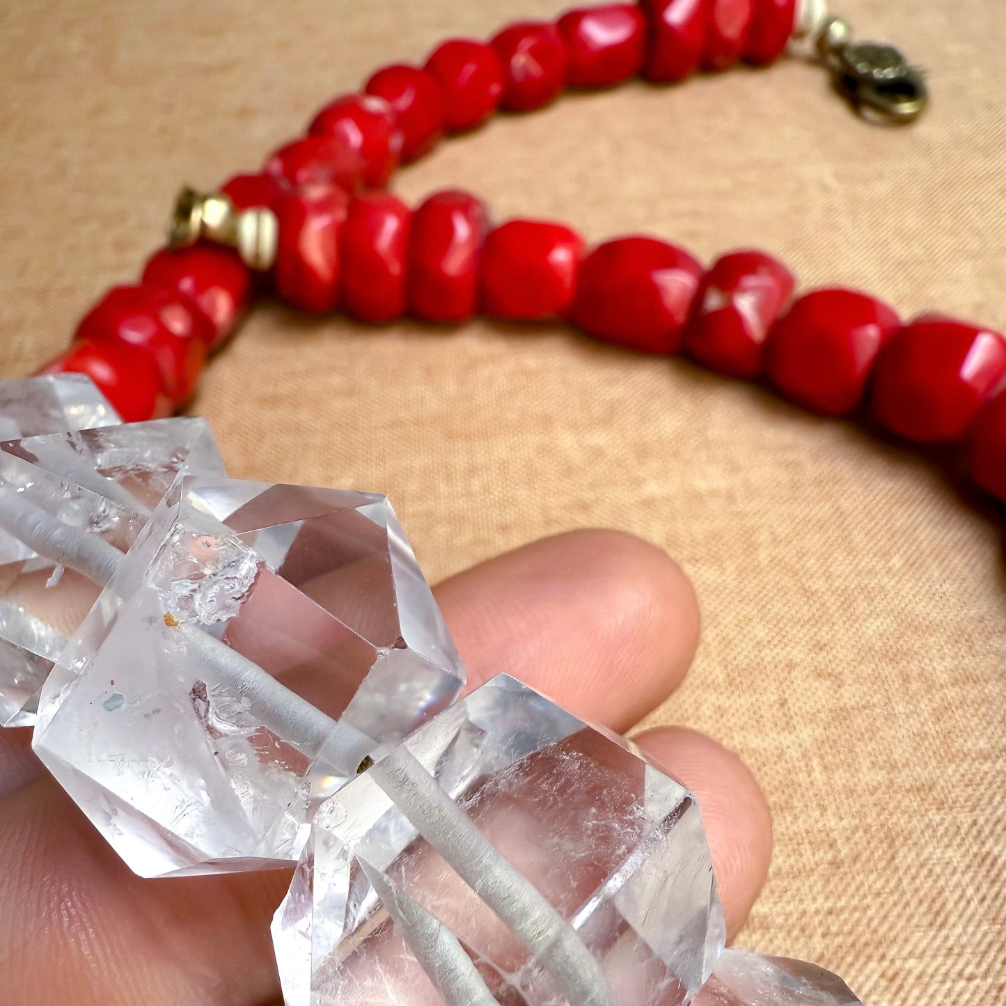 Quartz Armor Necklace