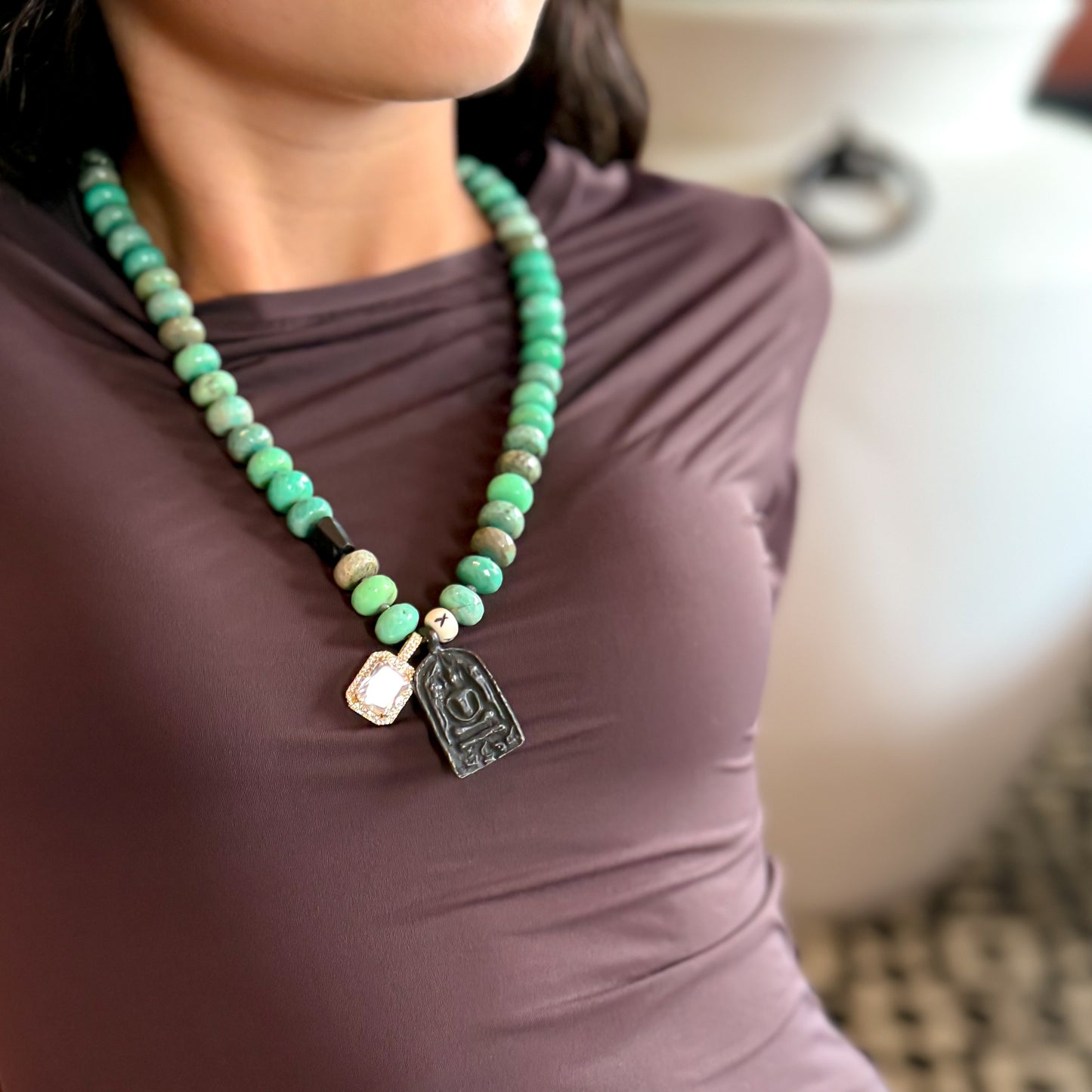 Green Aura Necklace