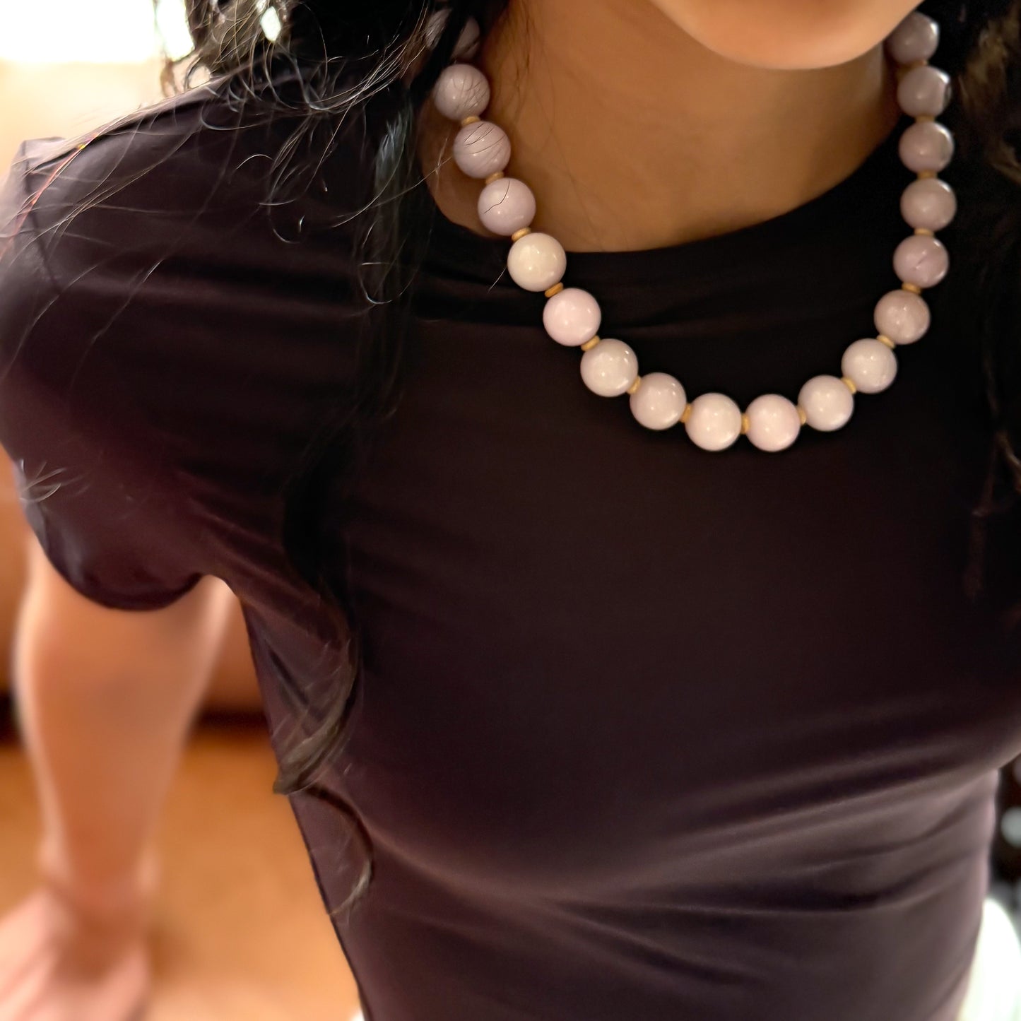 Blush Halo Necklace