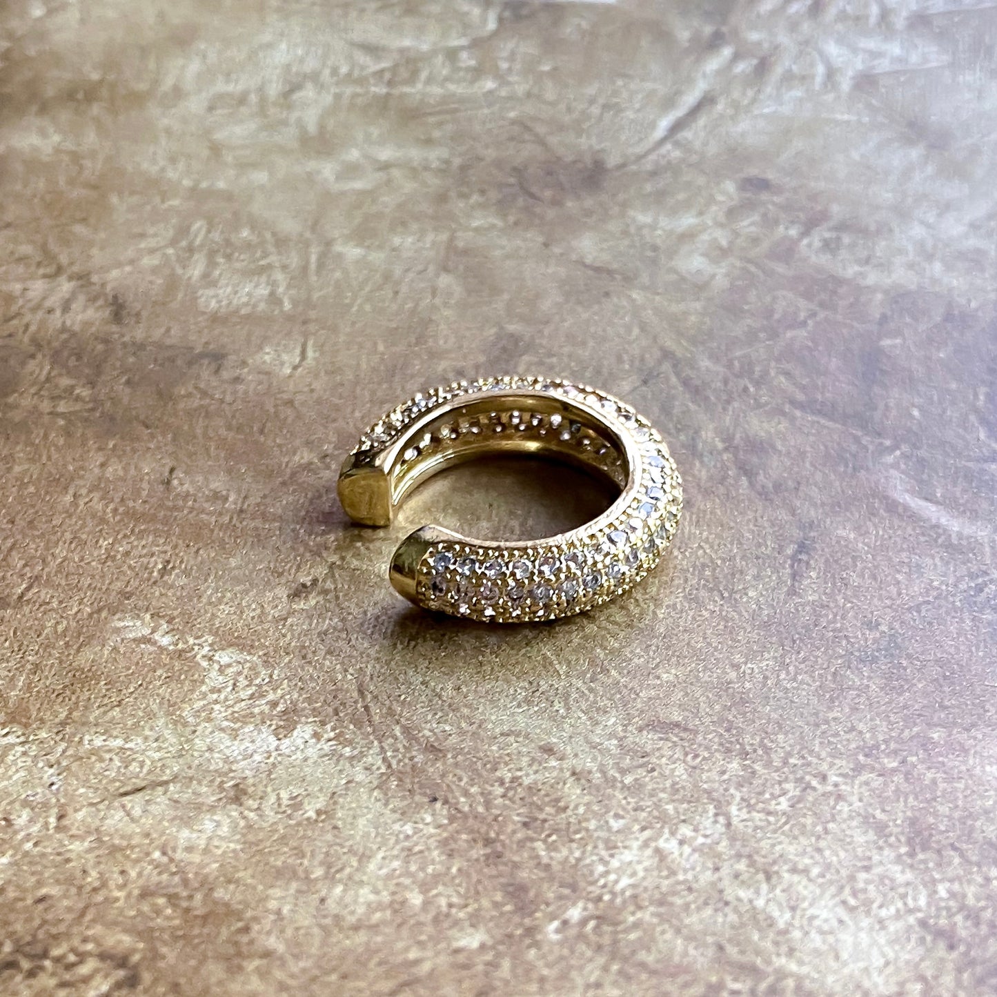 Wide Pave Ear Cuff