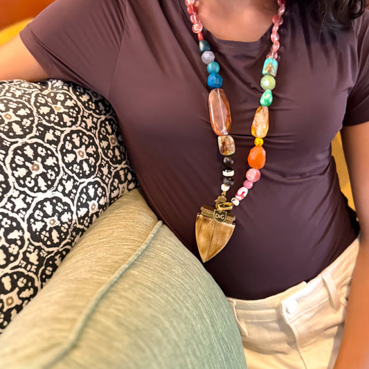 Prism Arrowhead Necklace