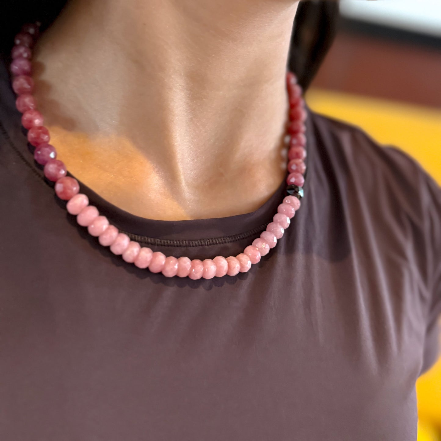 Crimson Spark Necklace