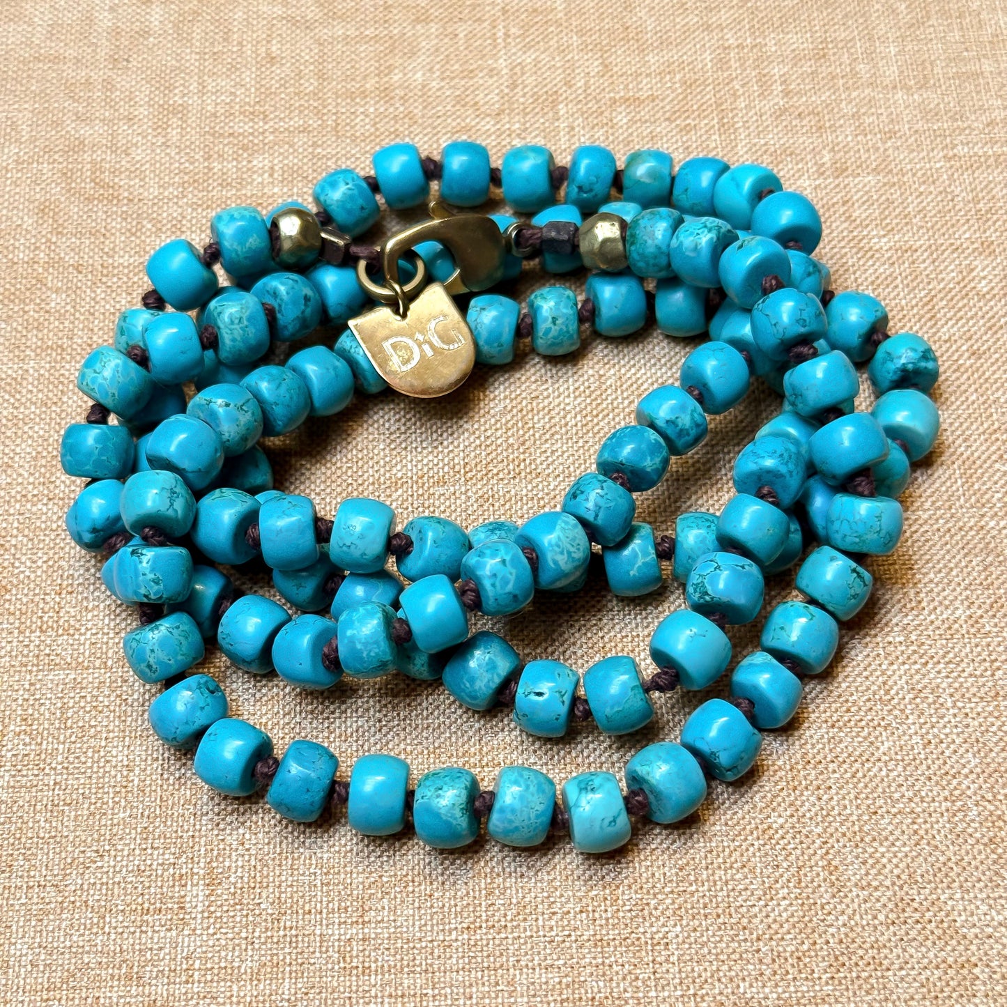 Blue Iguana Necklace