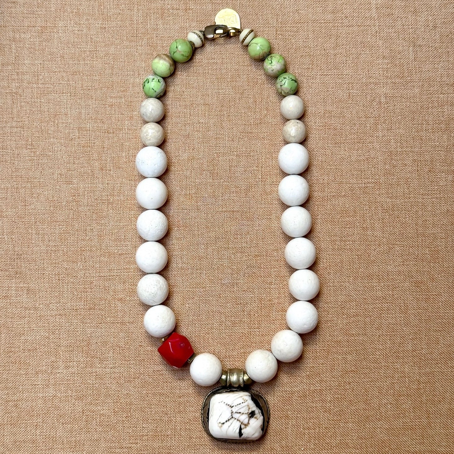 Coral Totem Necklace