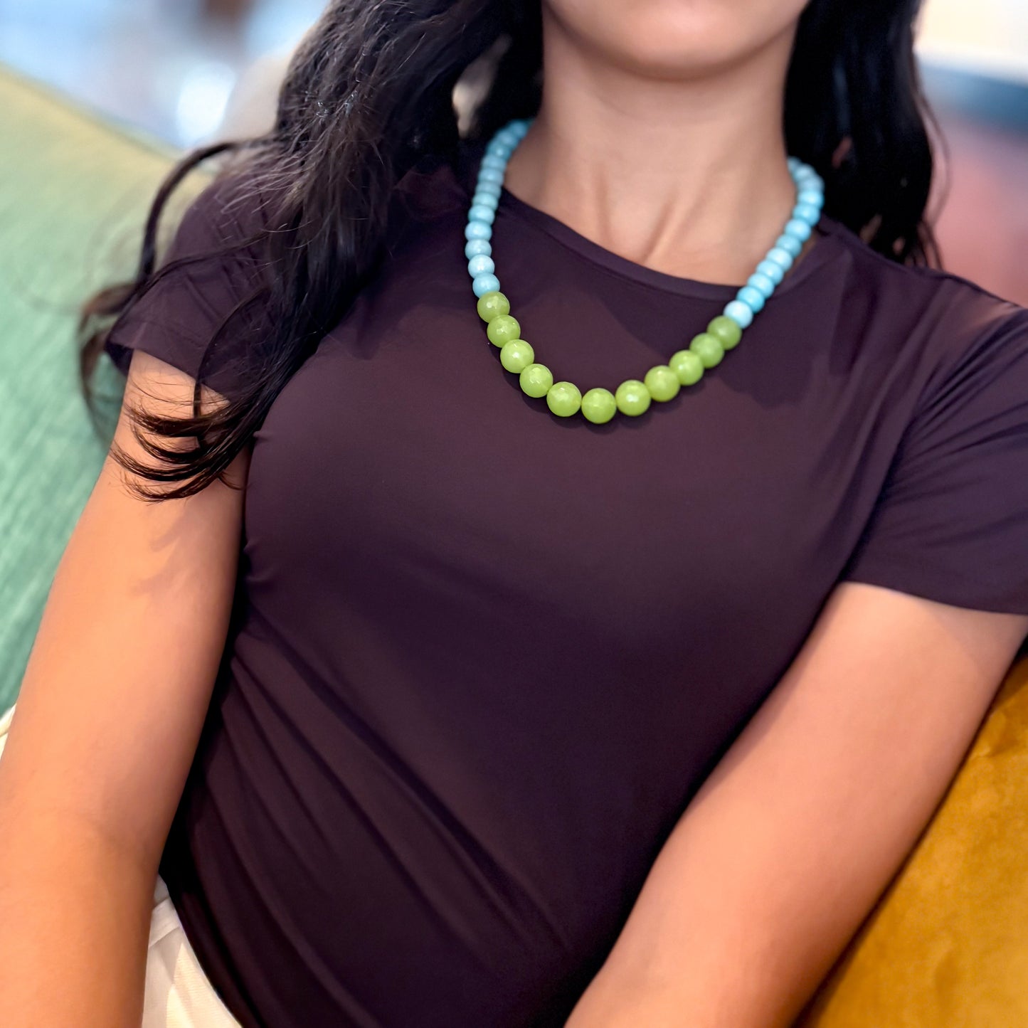 Neon Current Necklace