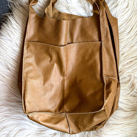 Distressed + Knotted Whiskey Leather Mini Crossbody – Amy DiGregorio