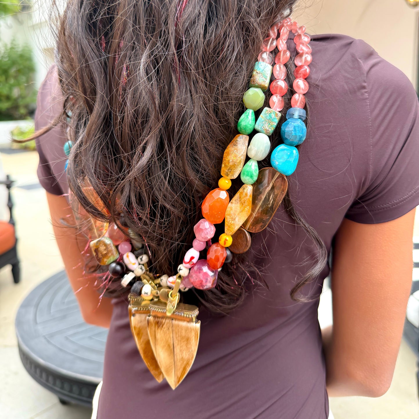 Prism Arrowhead Necklace
