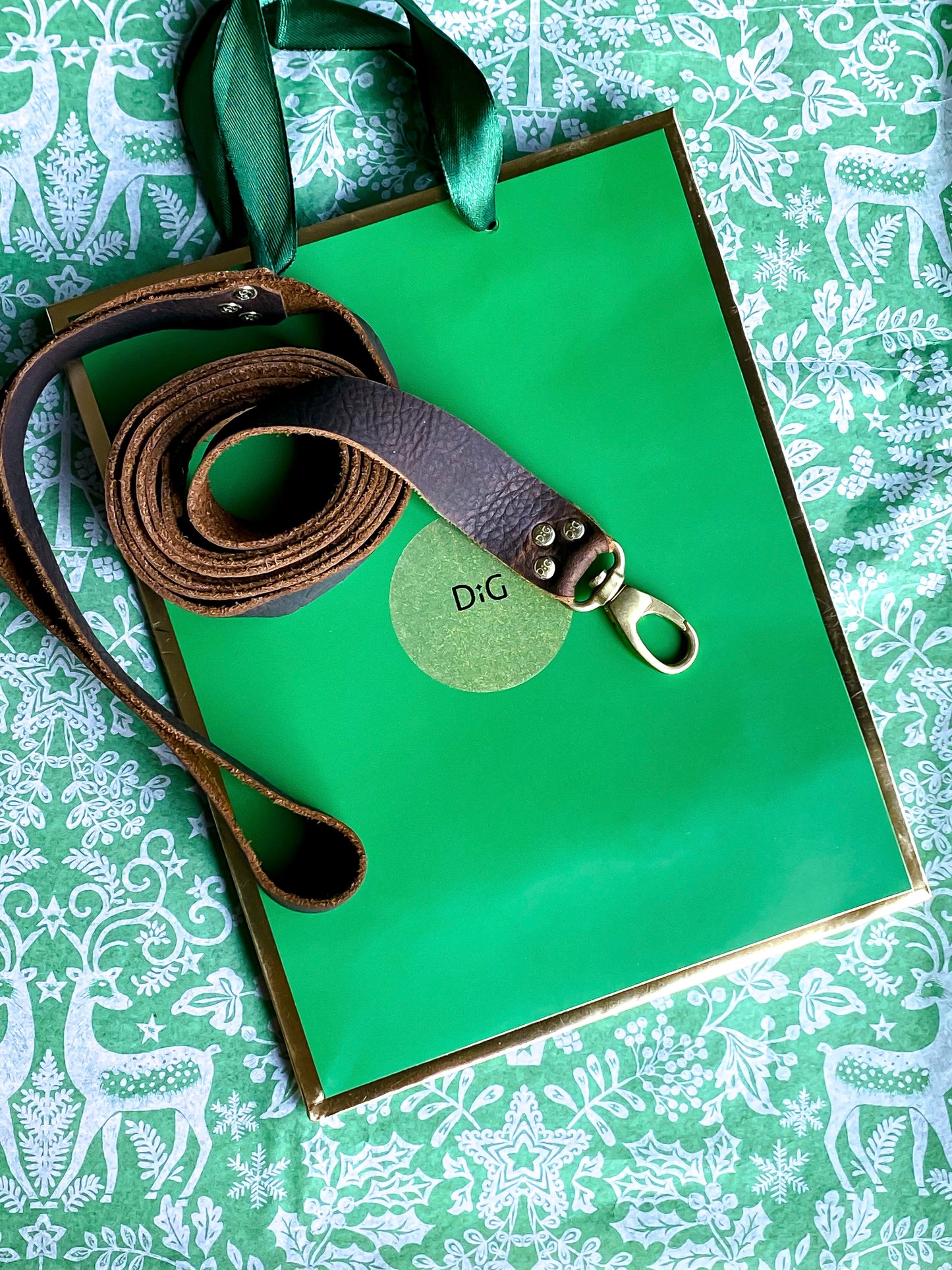 Saddle Leather Dog Leash