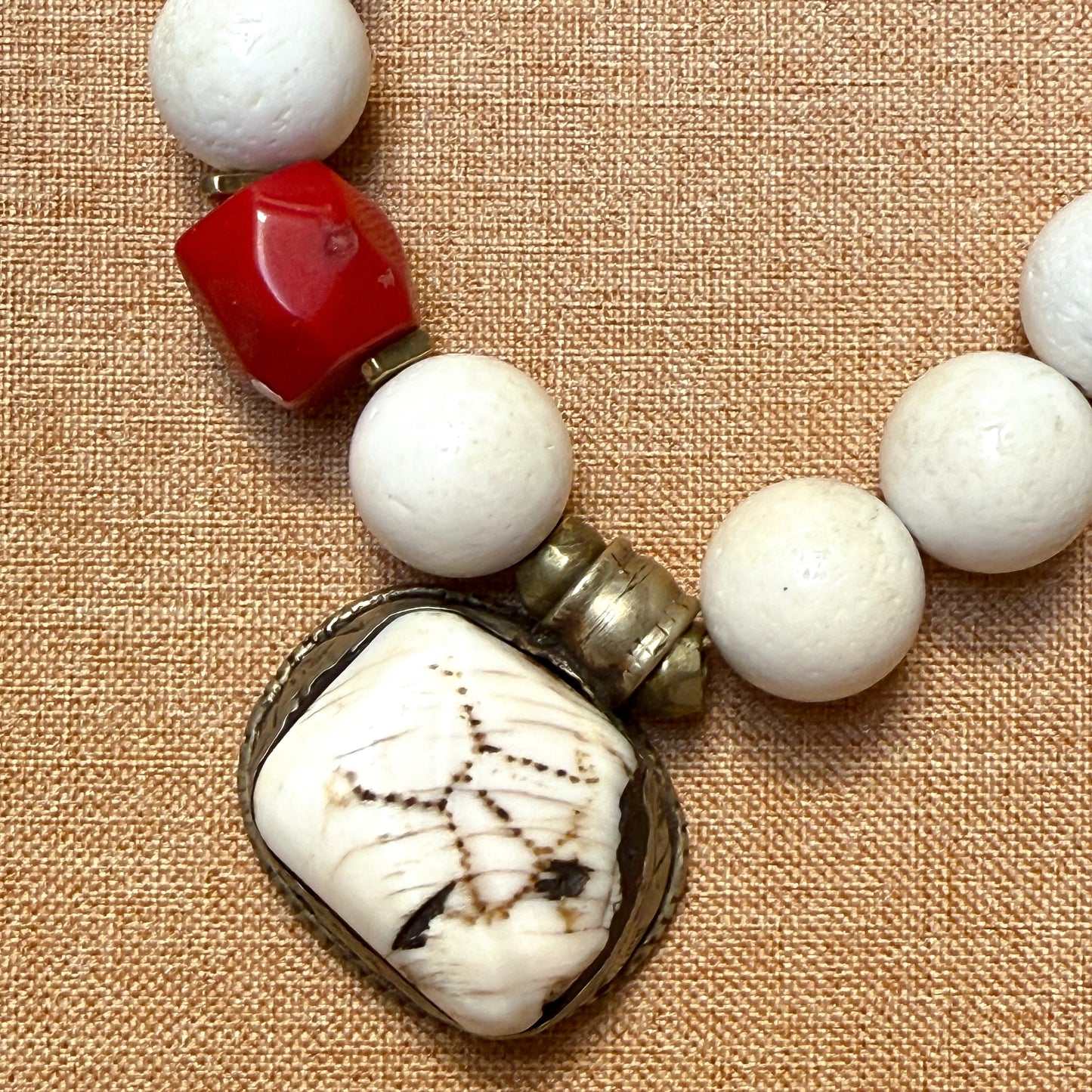 Coral Totem Necklace