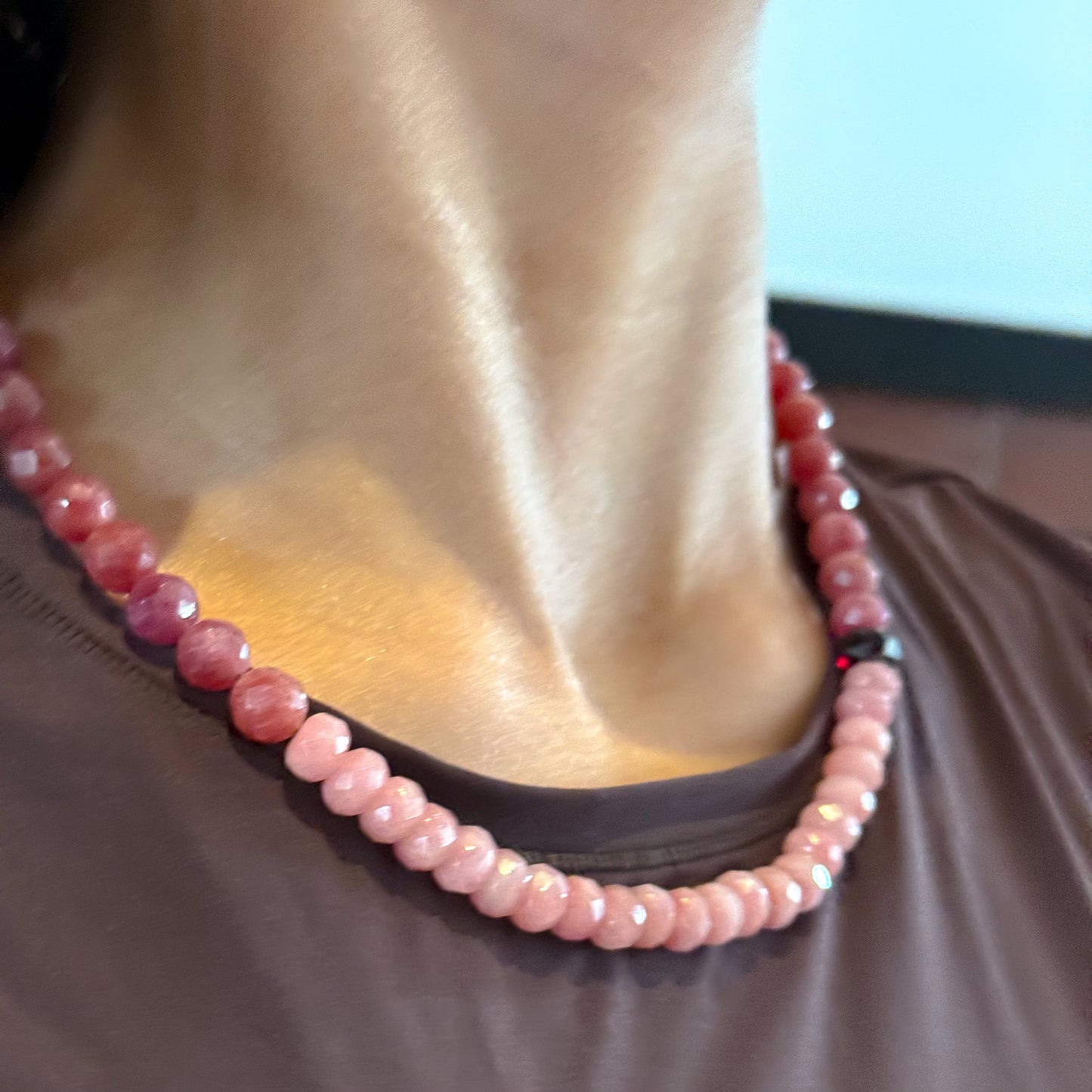 Crimson Spark Necklace