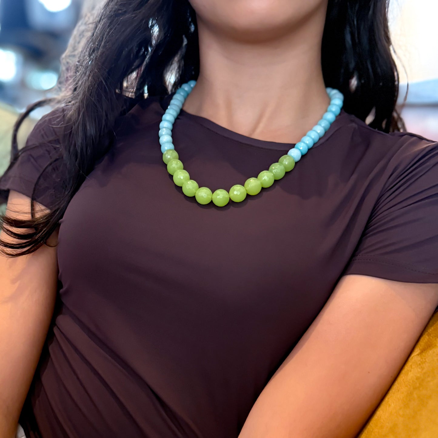 Neon Current Necklace