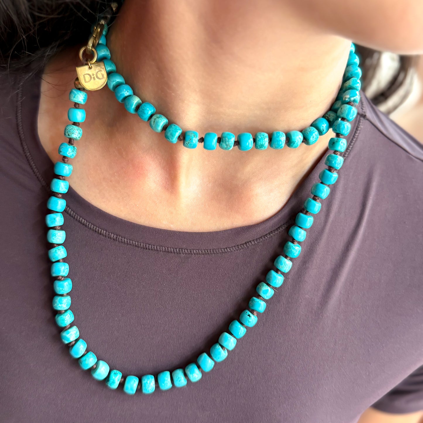 Blue Iguana Necklace