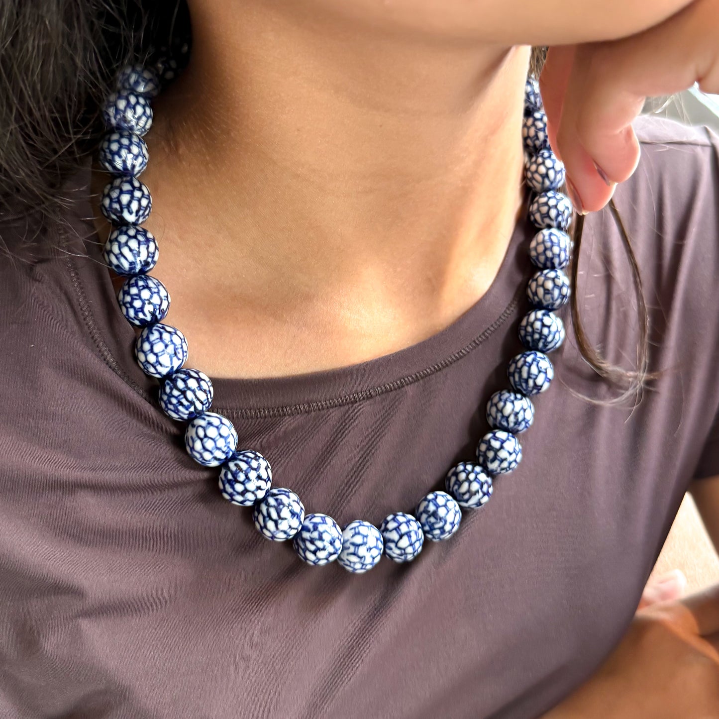 Porcelain Tide Necklace
